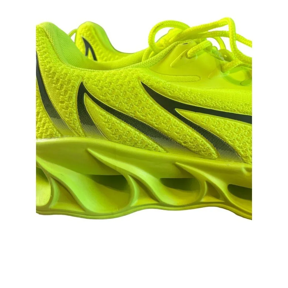 Retro‎ Neon Running Sneaker Active Sporty Fire Cloud 45 Lace Up Retro Funky Bold